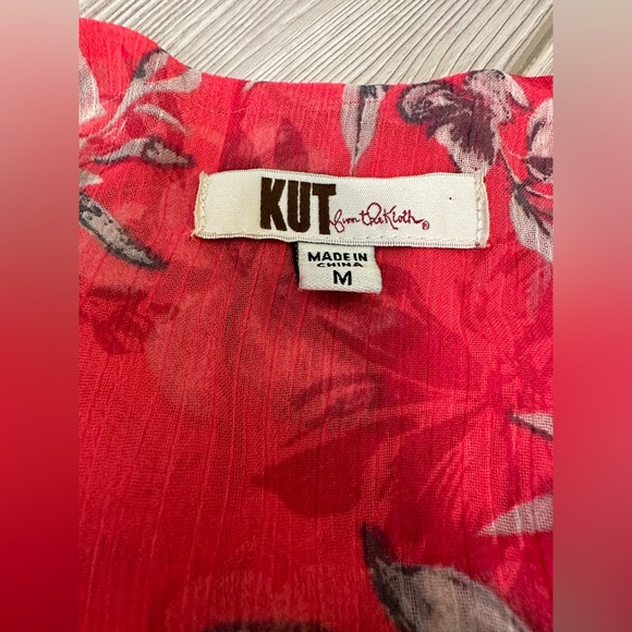 Kut from the Kloth pink blouse size M - Picture 4 of 7